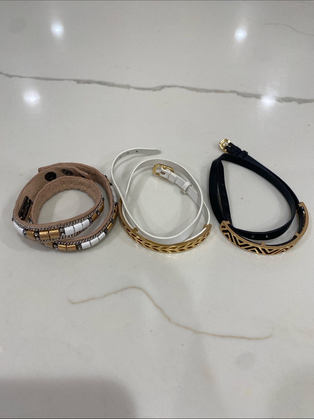 Set of 3 Stella and Dot Wrap Bracelets
